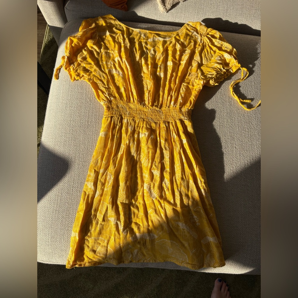Yellow Ruffled Dress - Picture 5 of 7